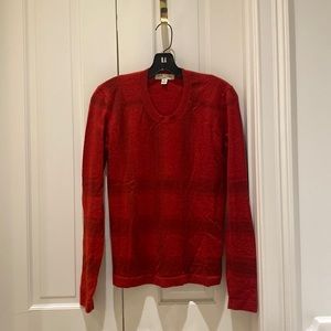 Cashmere Burberry crewneck sweater, size medium